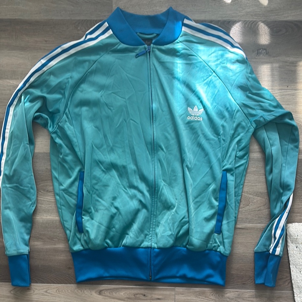 Adidas Men's Blue Track Jacket
